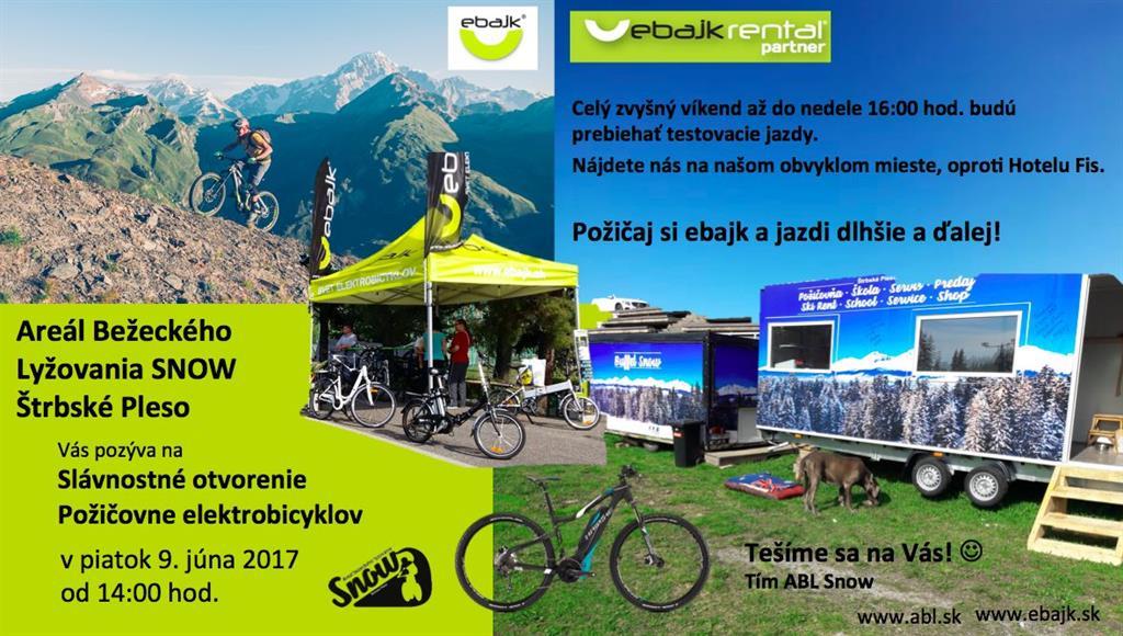 Slávnostné otvorenie požičovne elektrobicyklov