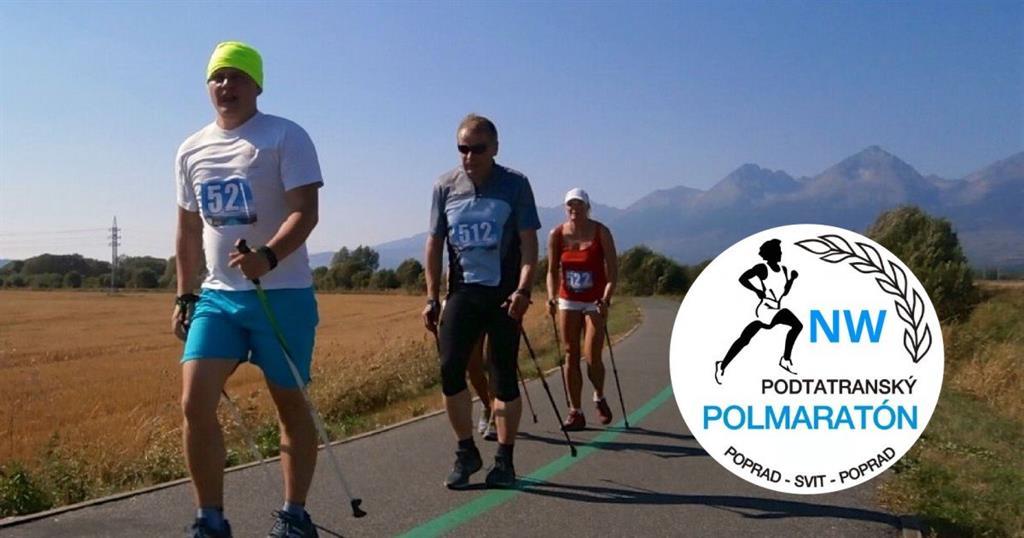 Podtatranský polmaratón 2017 - Nordic walking