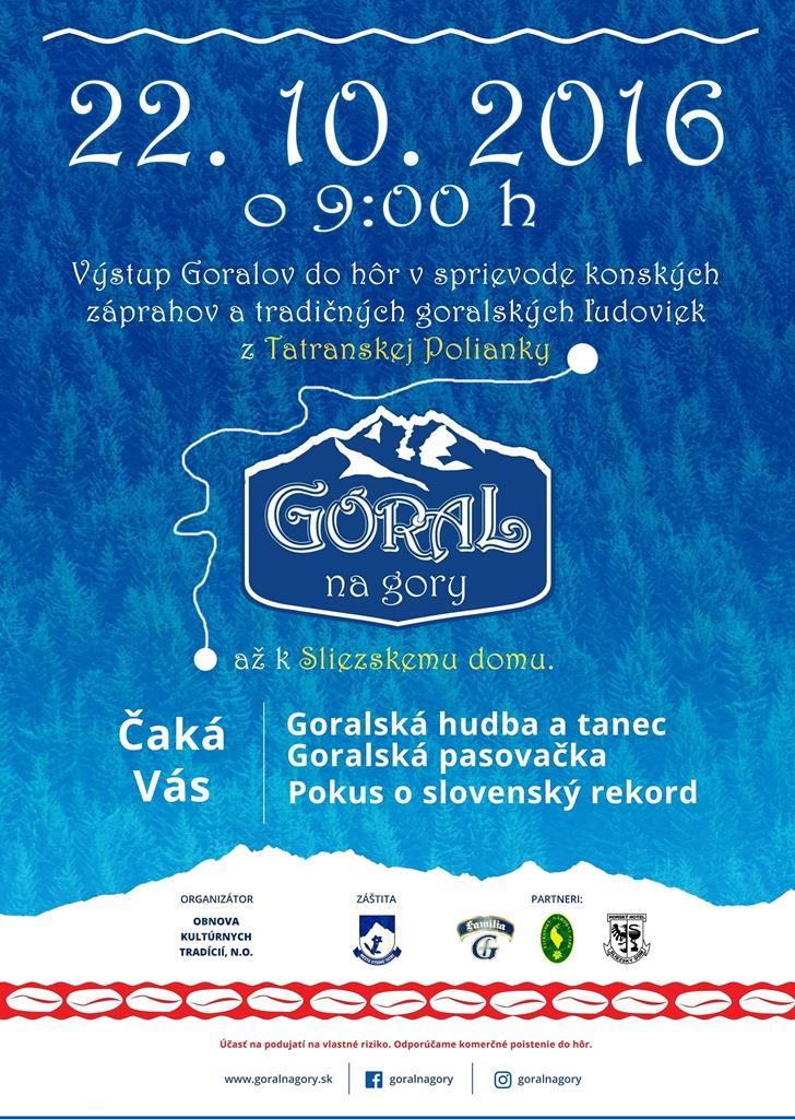 Goral na gory 2017 - Tatranská Polianka