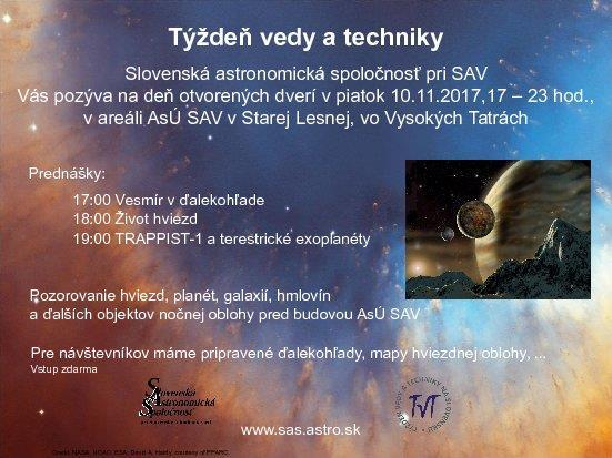 Týždeň vedy a techniky - Stará Lesná