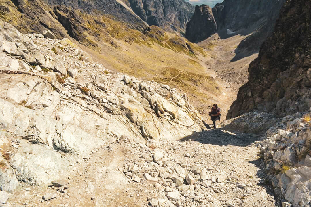 Záverečné stúpanie do Sedla Sedieka - Autor Nora Kiraly