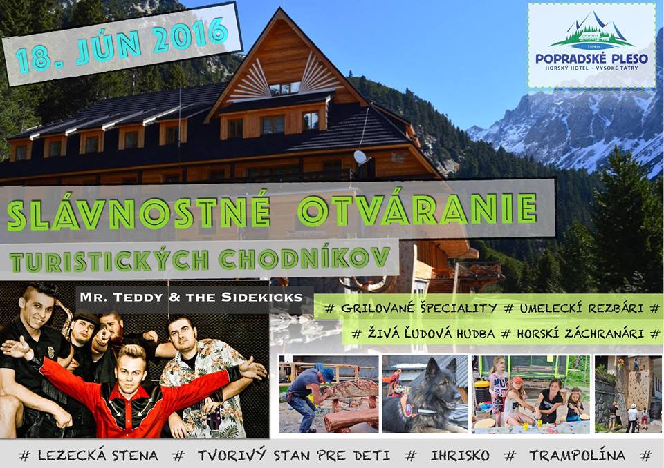 Slávnostné otváranie turistických chodníkov na Popradskom Plese