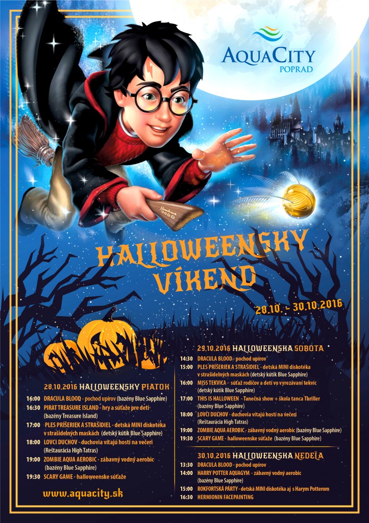 Halloweensky víkend v Aquacity