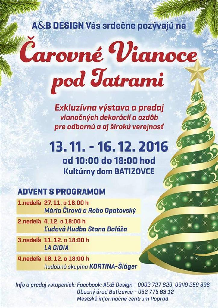 Čarovné Vianoce pod Tatrami