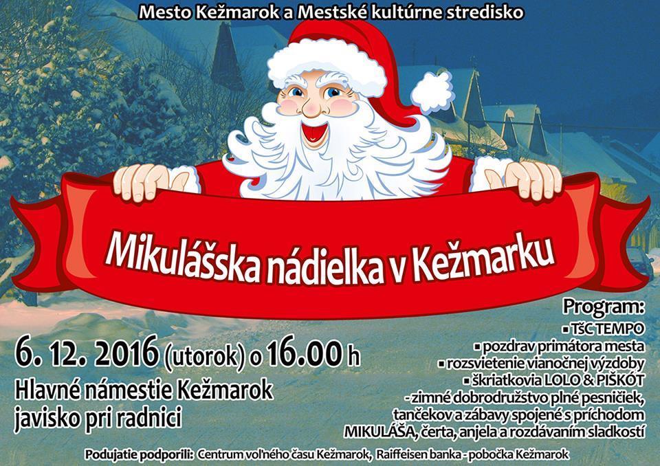 Mikulášska nádielka v Kežmarku