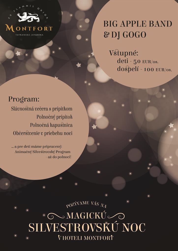 Silvester v hoteli Montfort