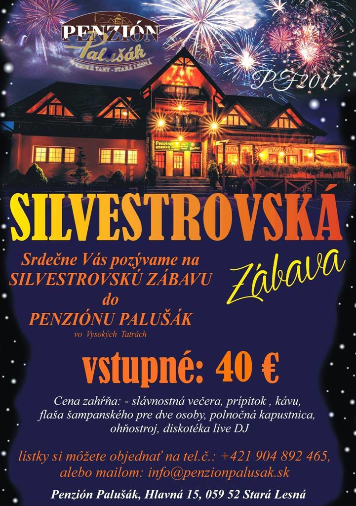 Silvester v penzióne Palušák