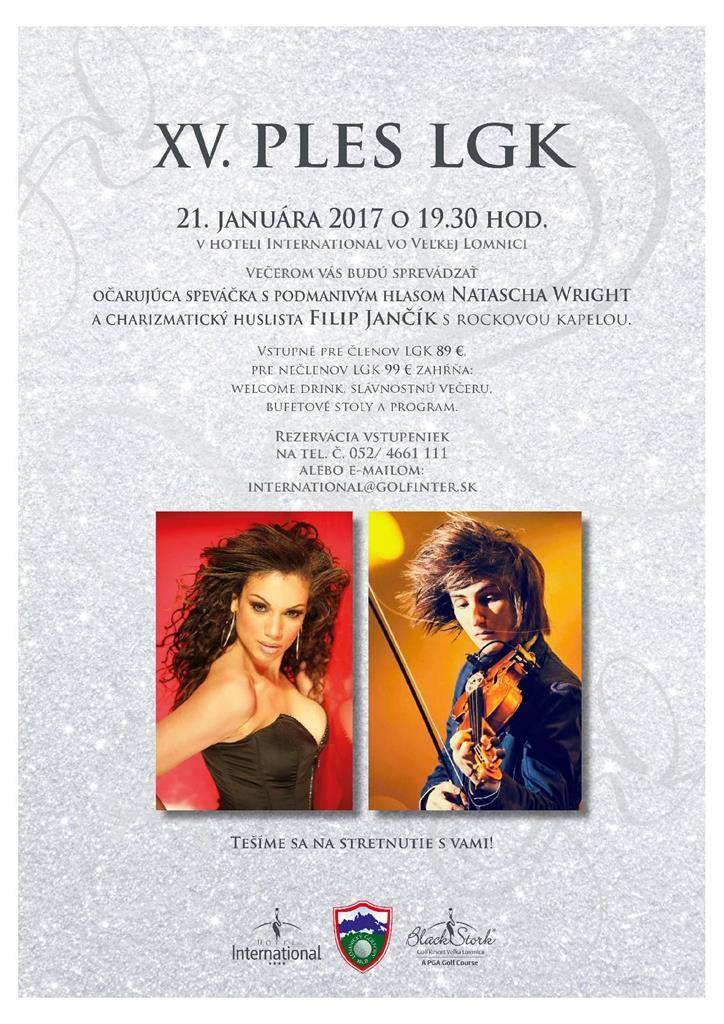 XV. Ples Lomnického golfového klubu