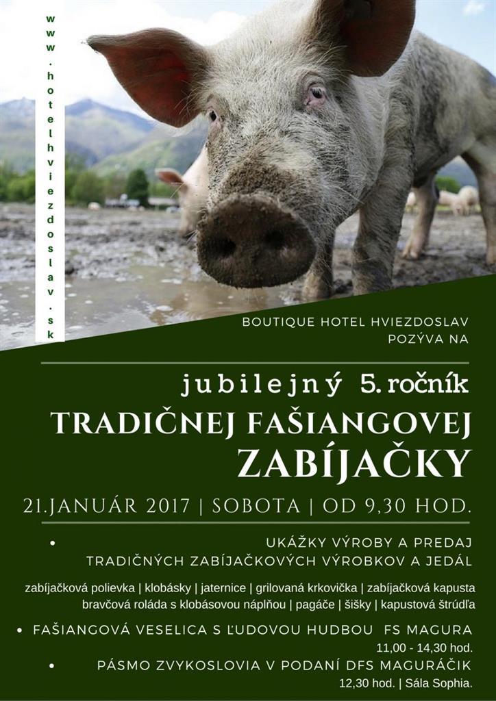 Tradičná fašiangová zabíjačka