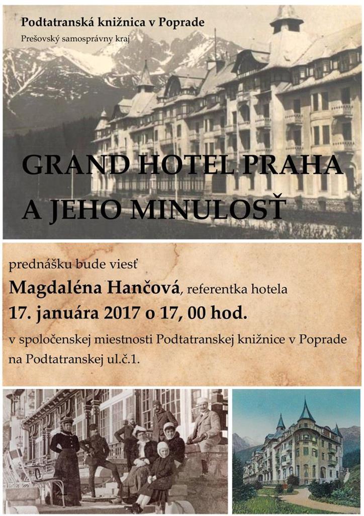 Grandhotel Praha a jeho minulosť