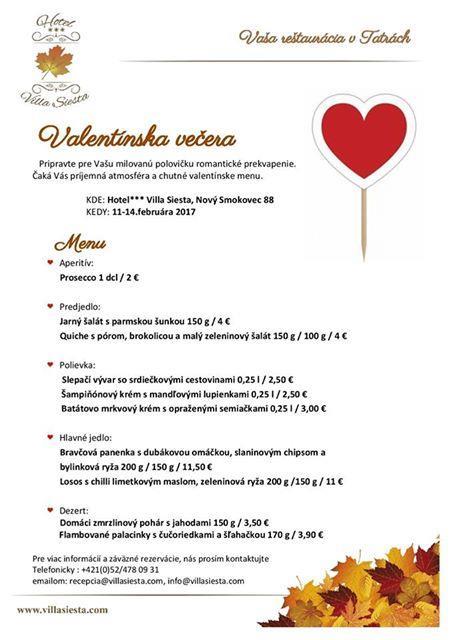 Valentínska večera