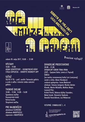 Noc múzeí a galérií - Poprad