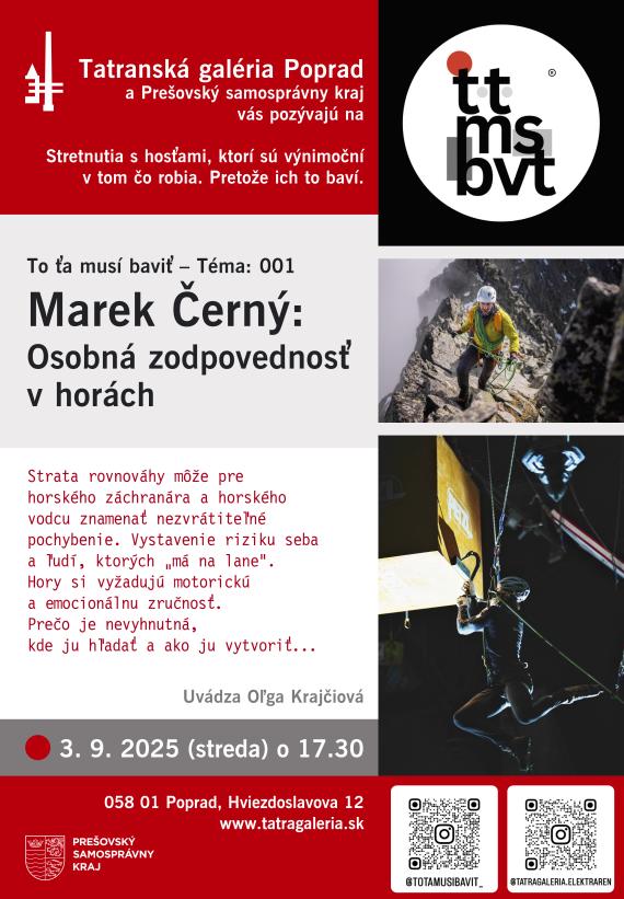 Marek Černý – Osobná zodpovednosť v horách