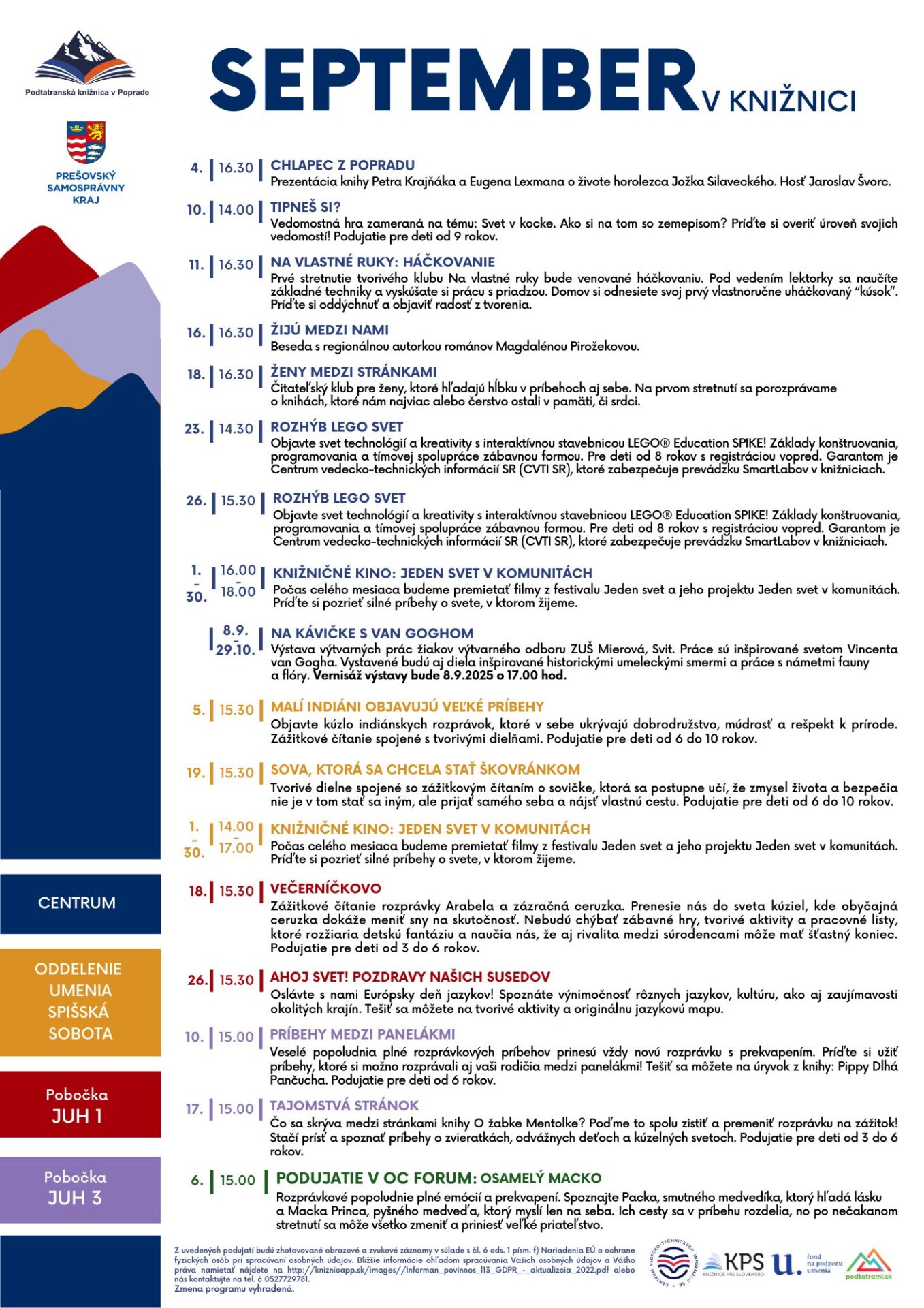 September v knižnici