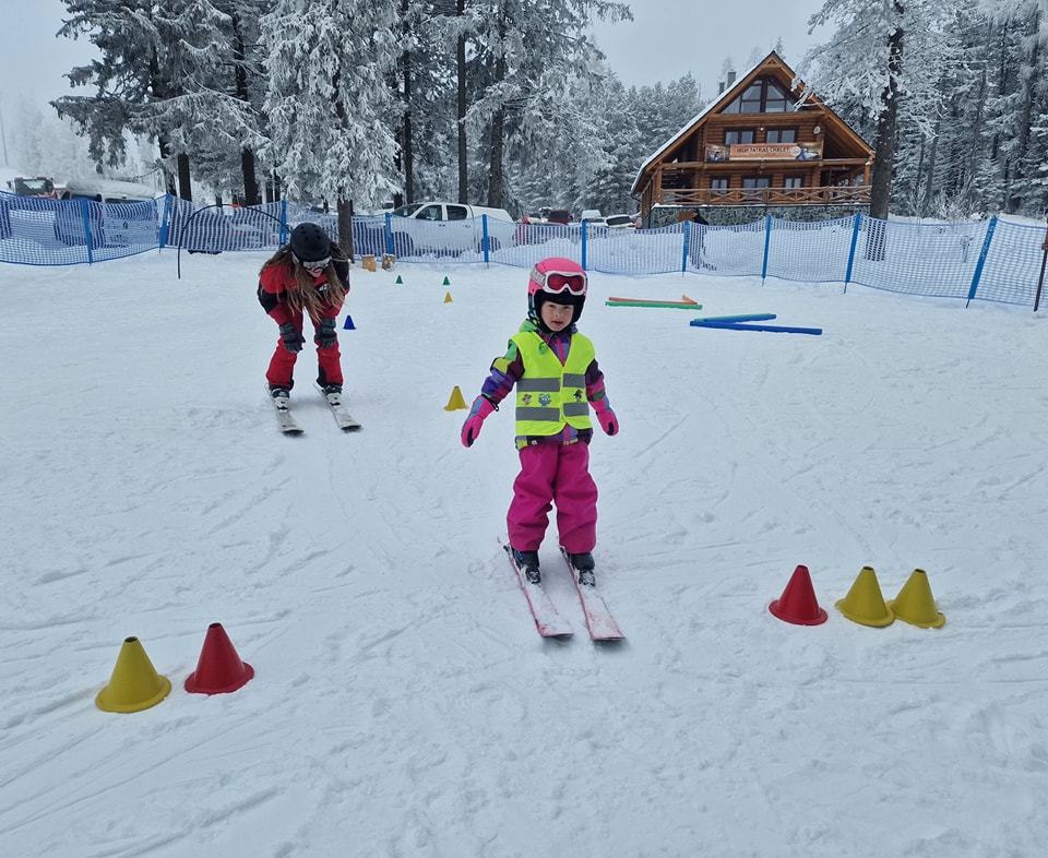 Detské preteky v Park ski school