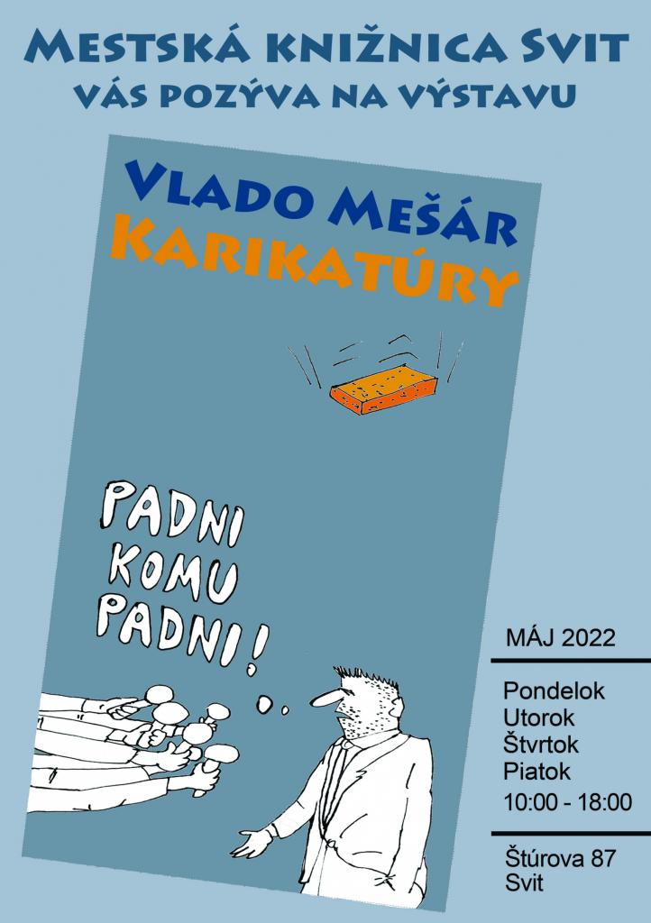 Vlado Mešár – výstava KARIKATÚRY