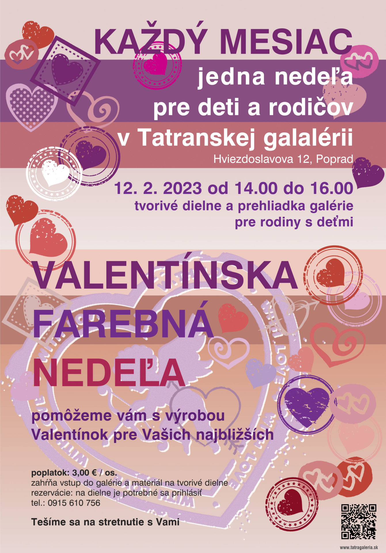 Nedeľné rodinné tvorivé dielne – Valentín