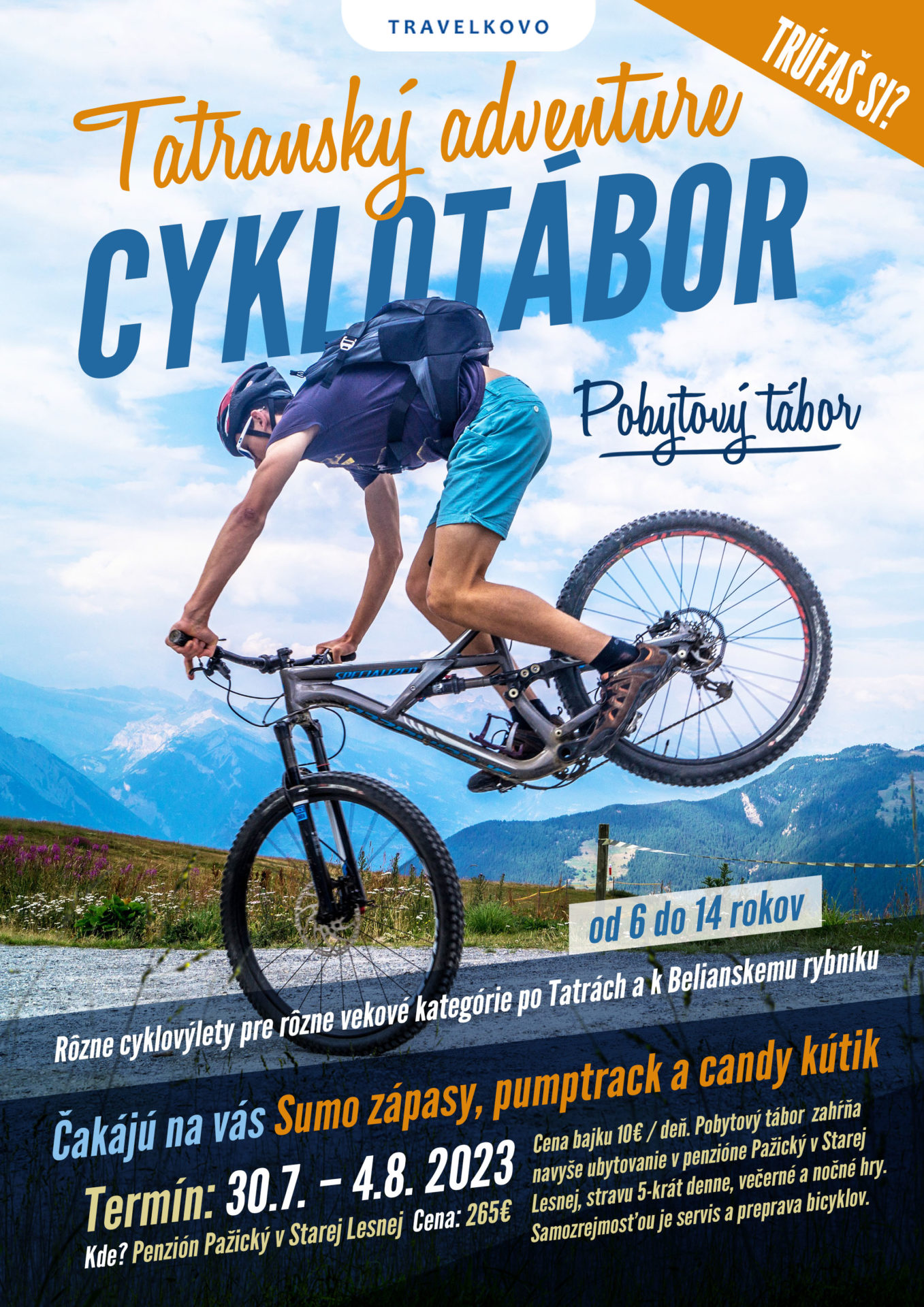 TATRANSKÝ CYKLOTÁBOR – pobytový tábor