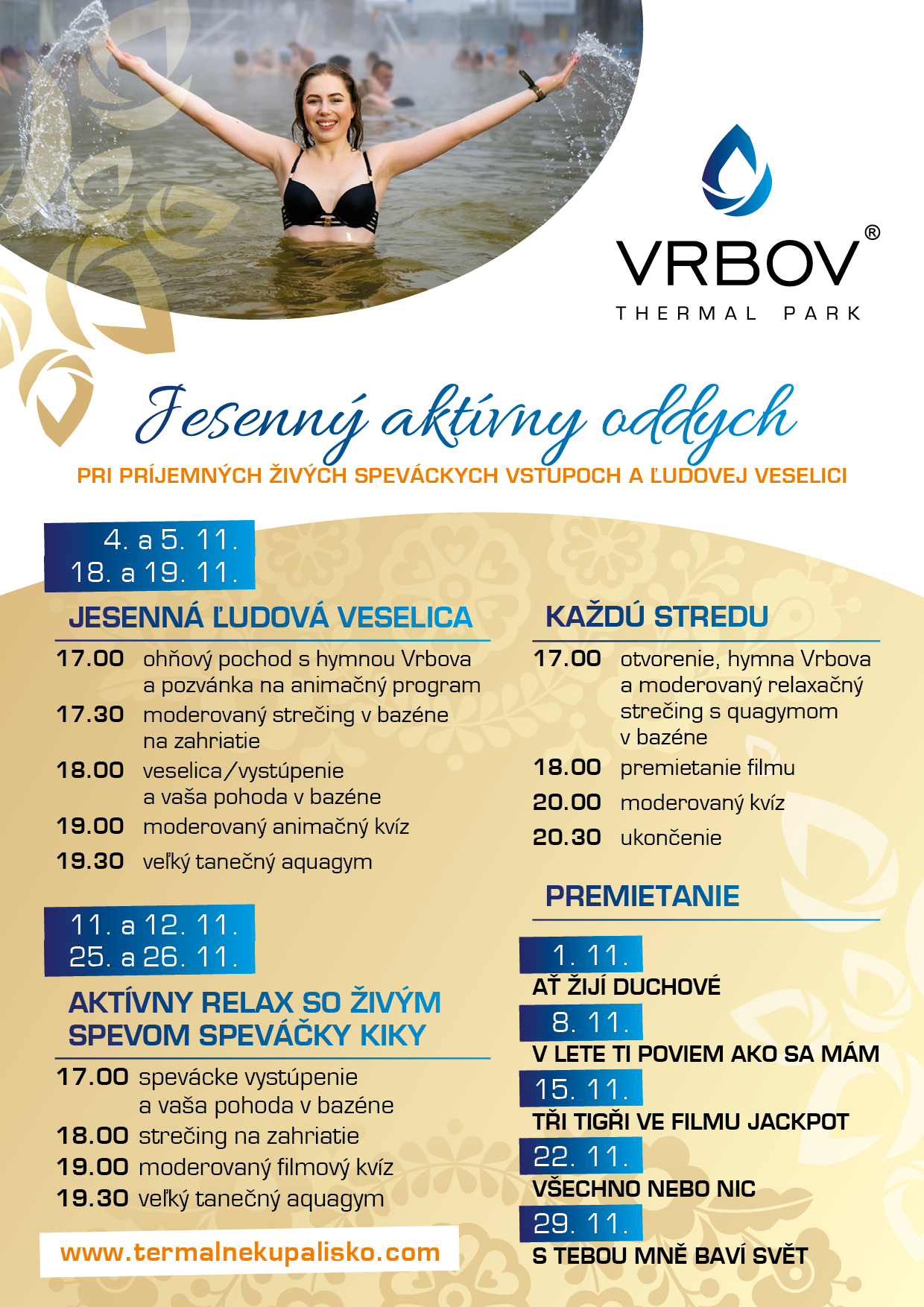 AKTÍVNY RELAX SO ŽIVÝM SPEVOM SPEVÁČKY KIKY