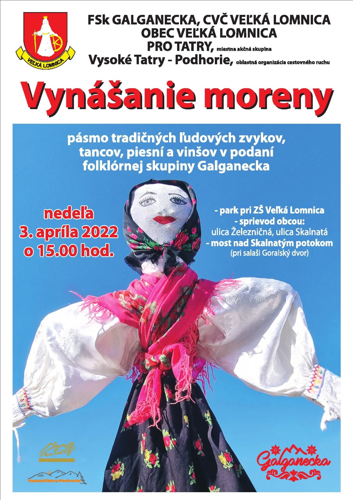 Vynášanie MORENY vo Veľkej Lomnici