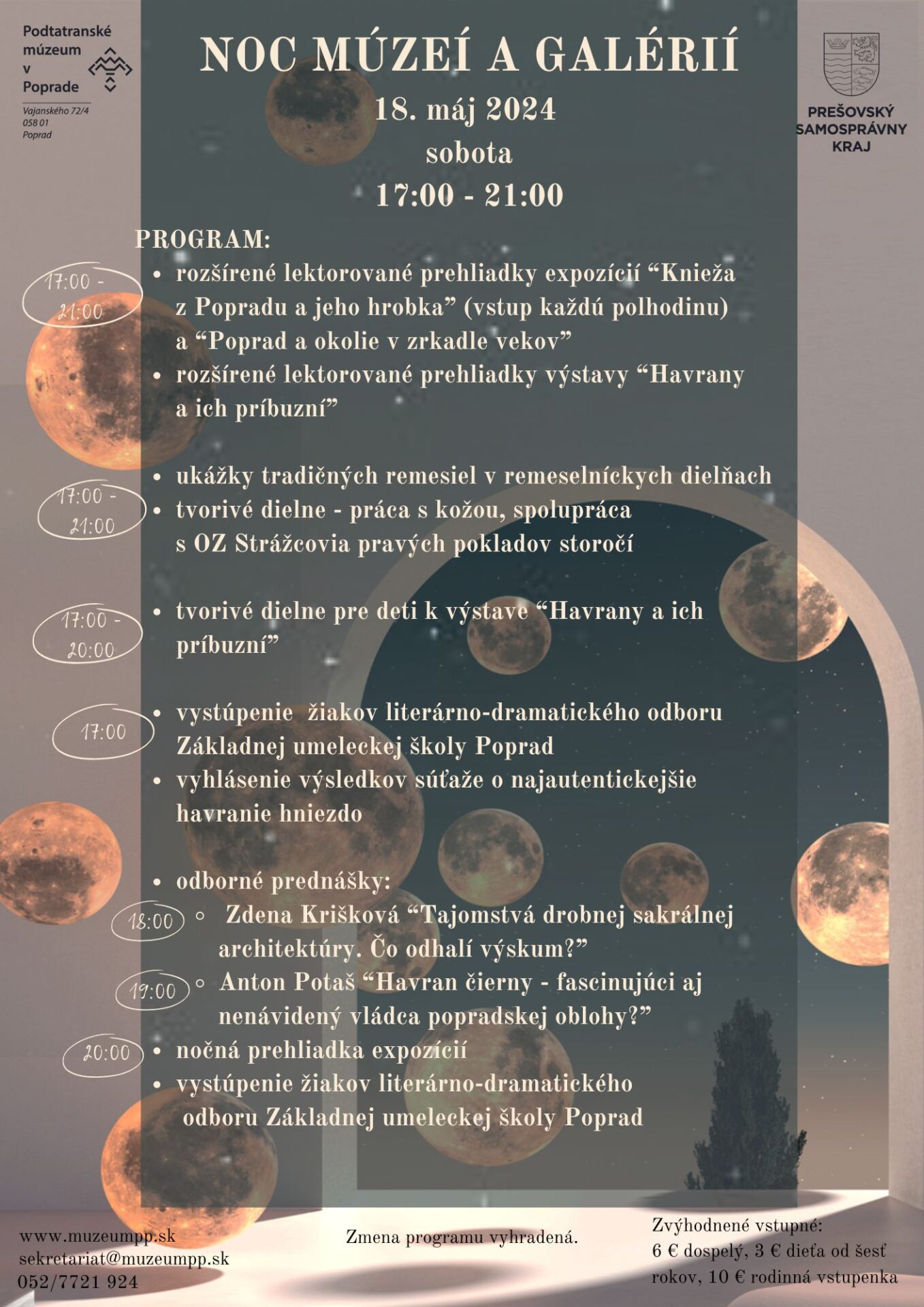 NOC MÚZEÍ A GALÉRIÍ 2024