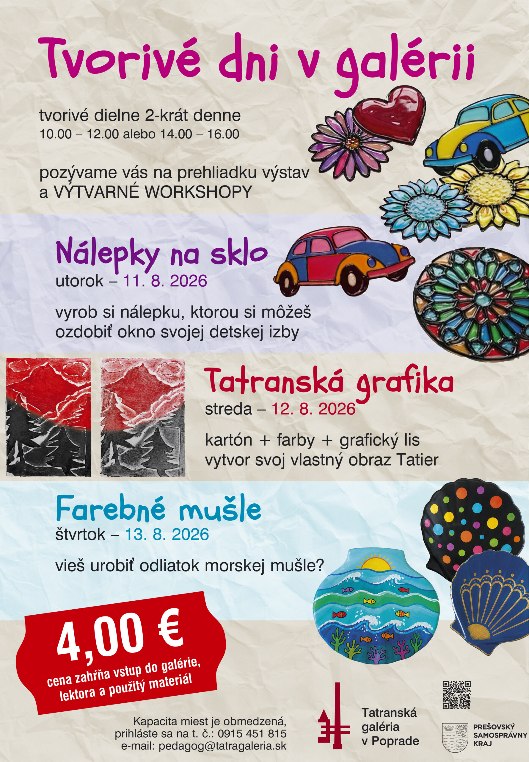 Tvorivé dni v galérii
