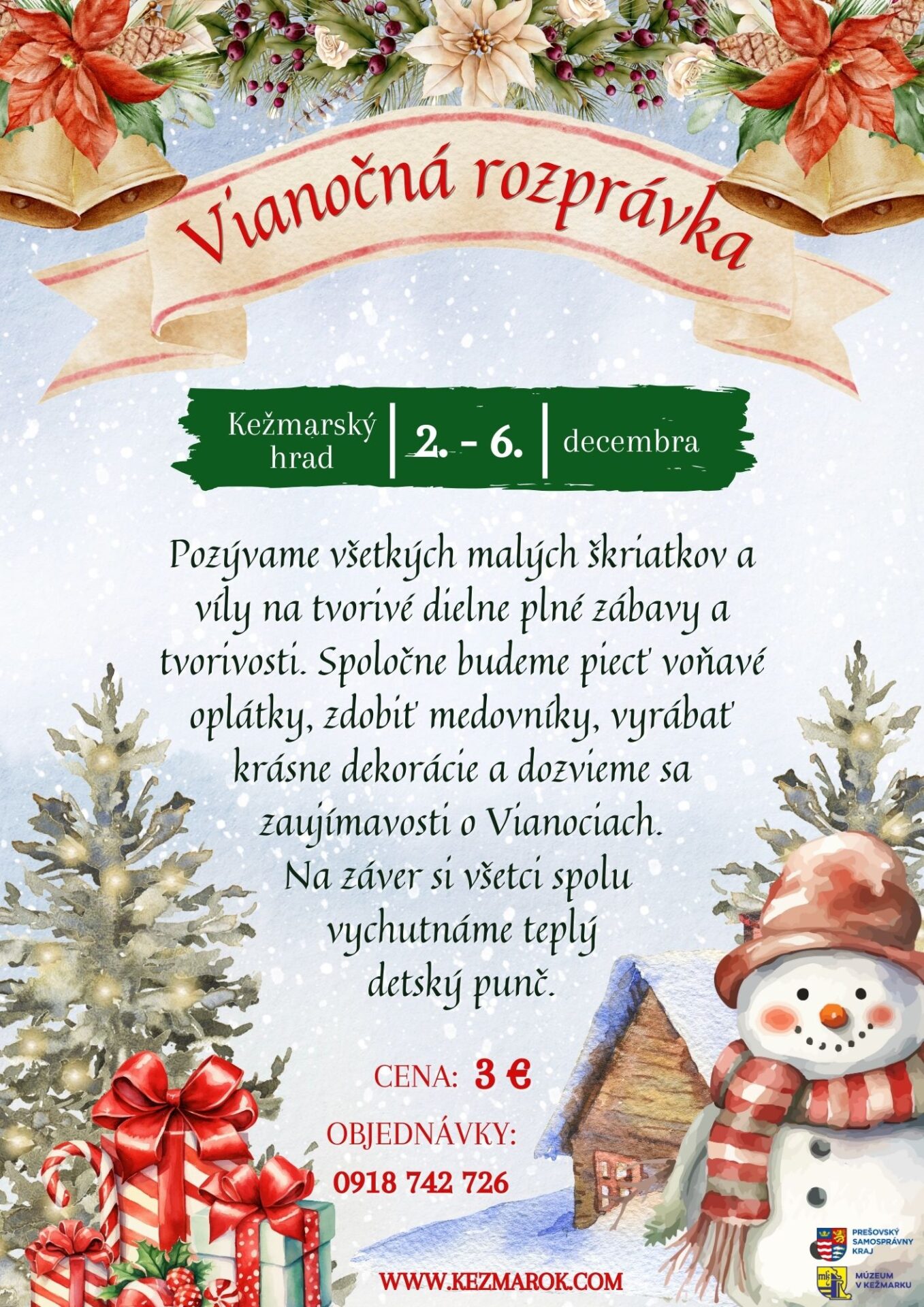 Vianočná rozprávka na Kežmarskom hrade