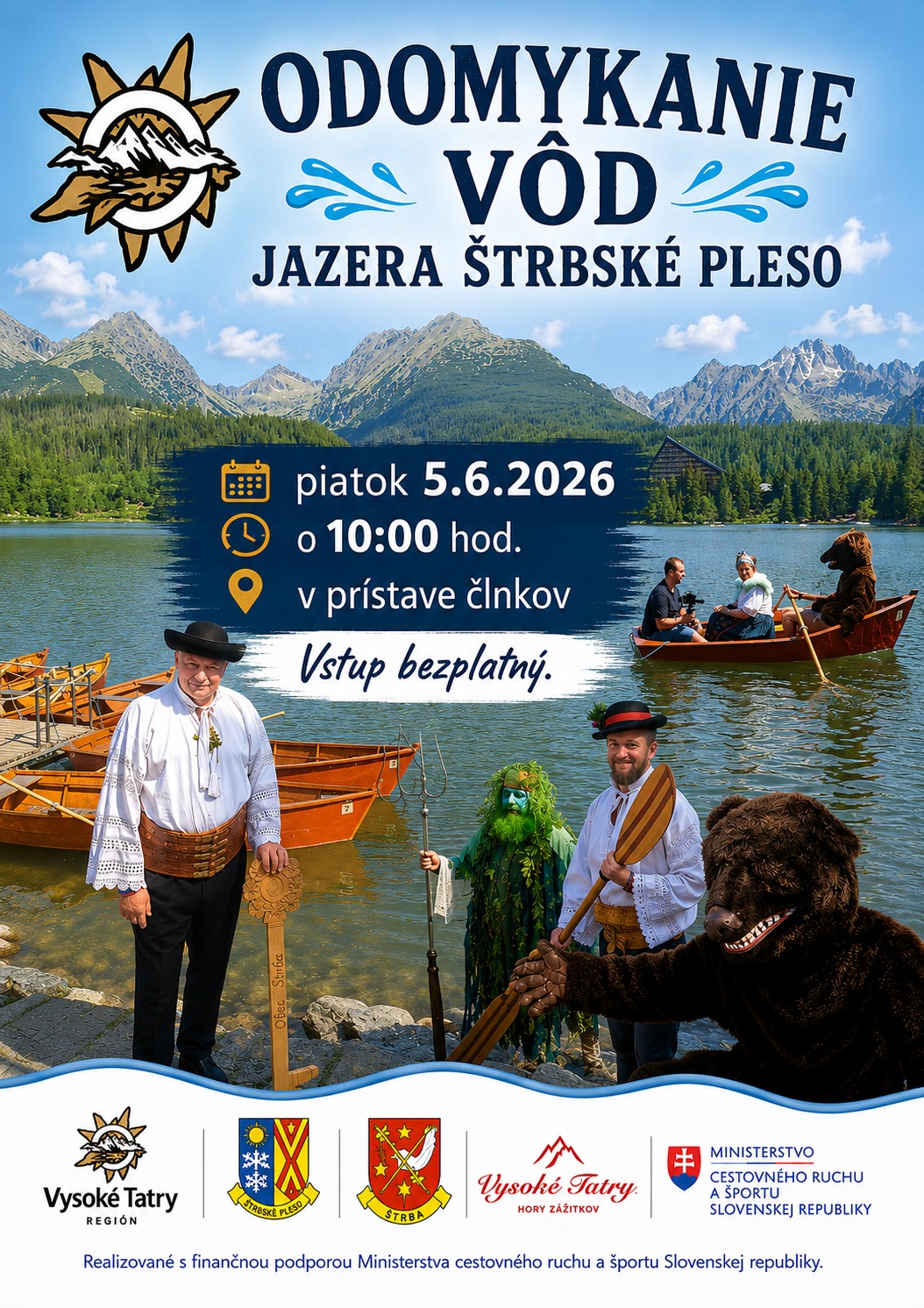 Odomykanie vôd jazera Štrbské pleso 2026