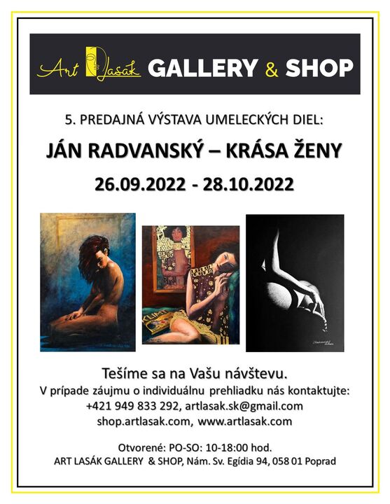 Výstava Ján Radvanský Krása ženy