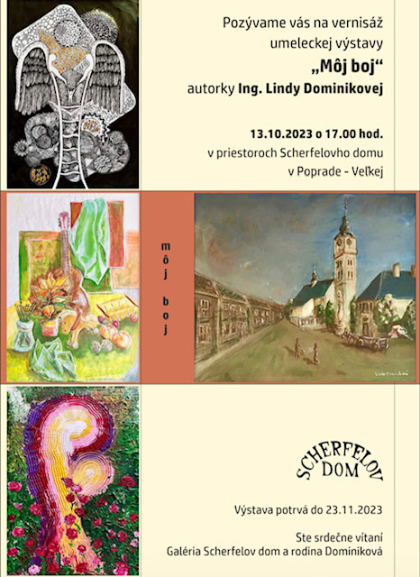 Výstava Linda Dominiková Môj Bôj