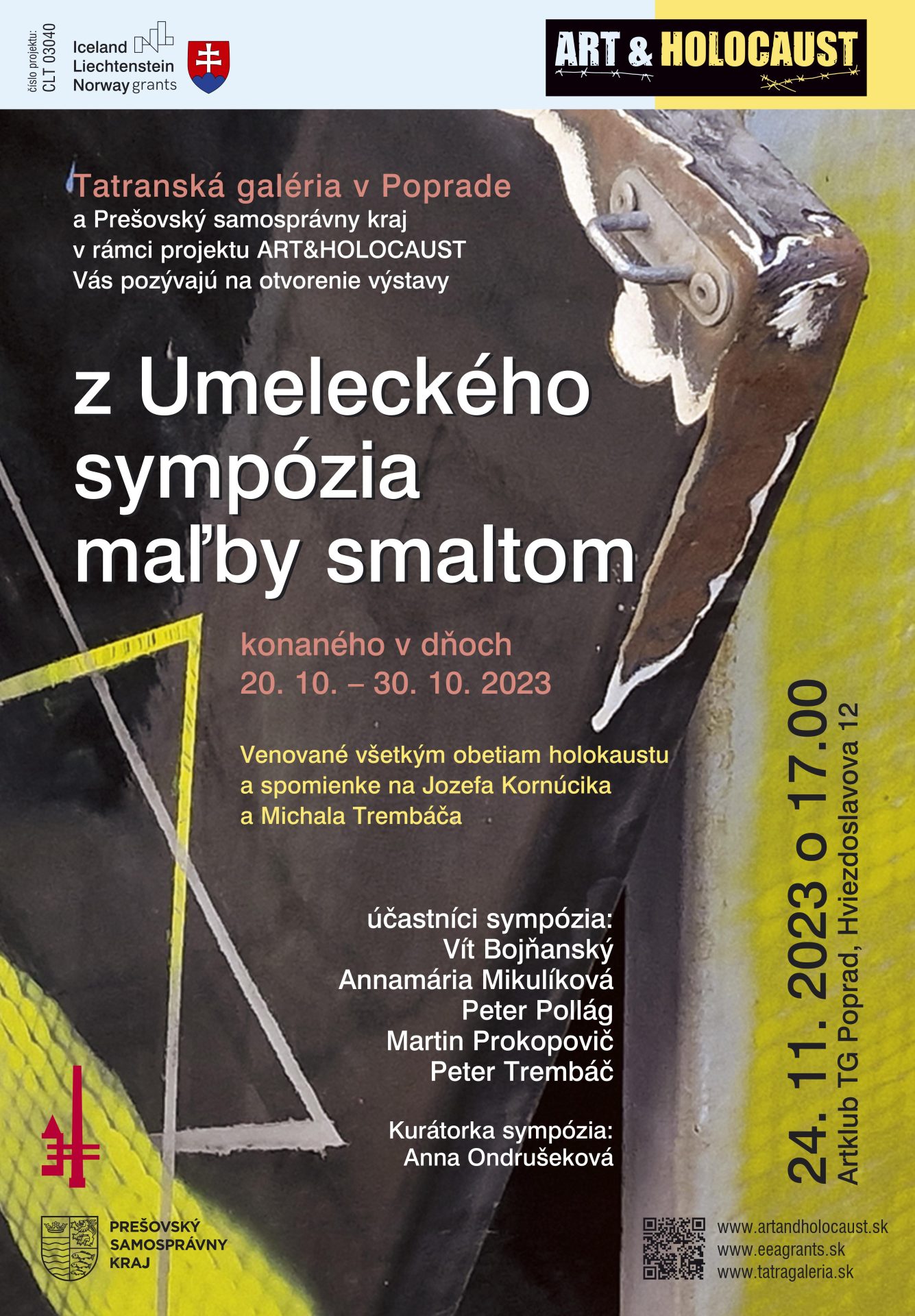 Vernisáž výstavy z Umeleckého sympózia maľby smaltom – ZRUŠENÁ