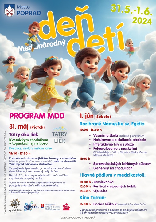 Medzinárodný deň detí v Poprade – TATRY AKO LIEK