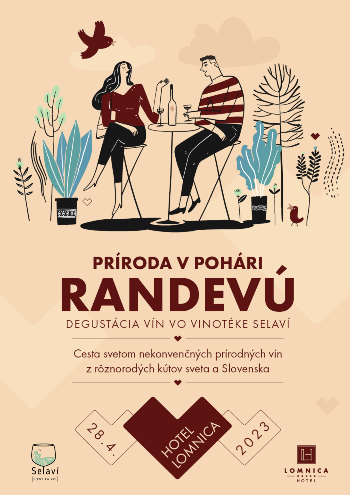 Randevú vo vinotéke Seleví – PRÍRODA V POHÁRI