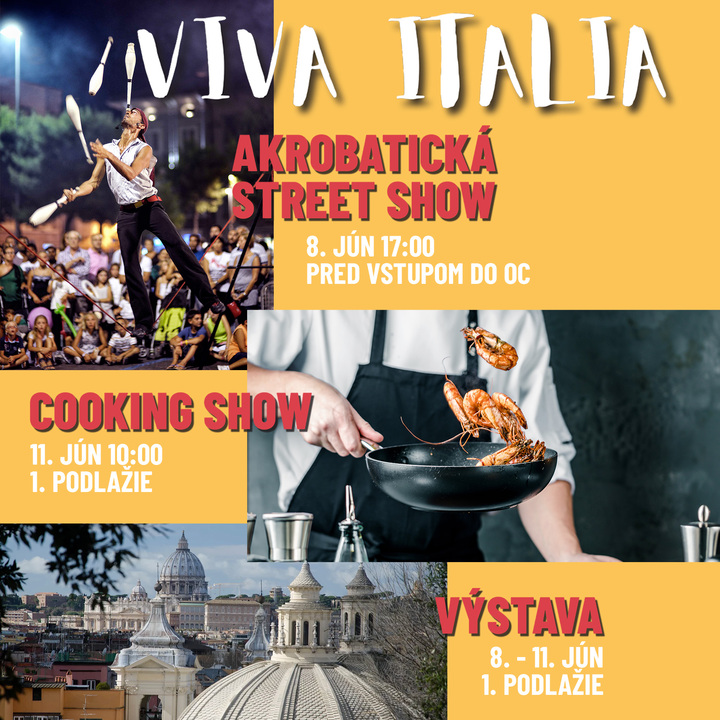Festival Viva Italia v OC Poprad