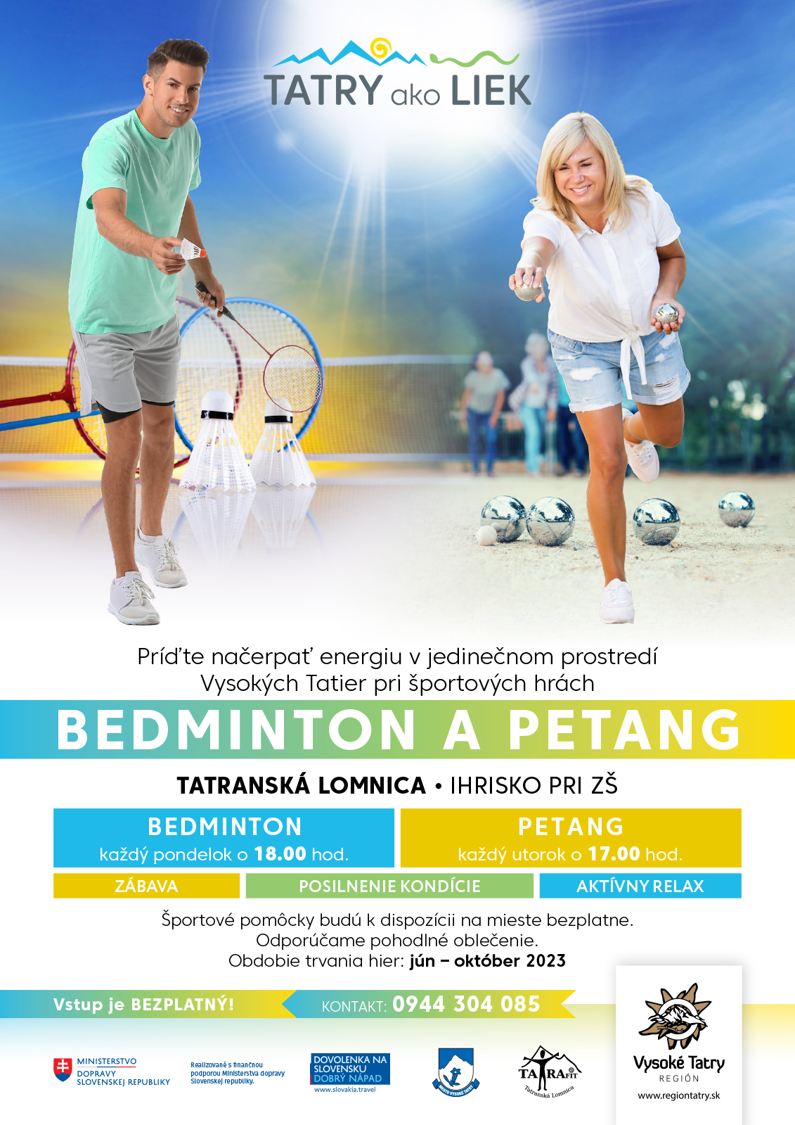 Športové hry – BEDMINTON