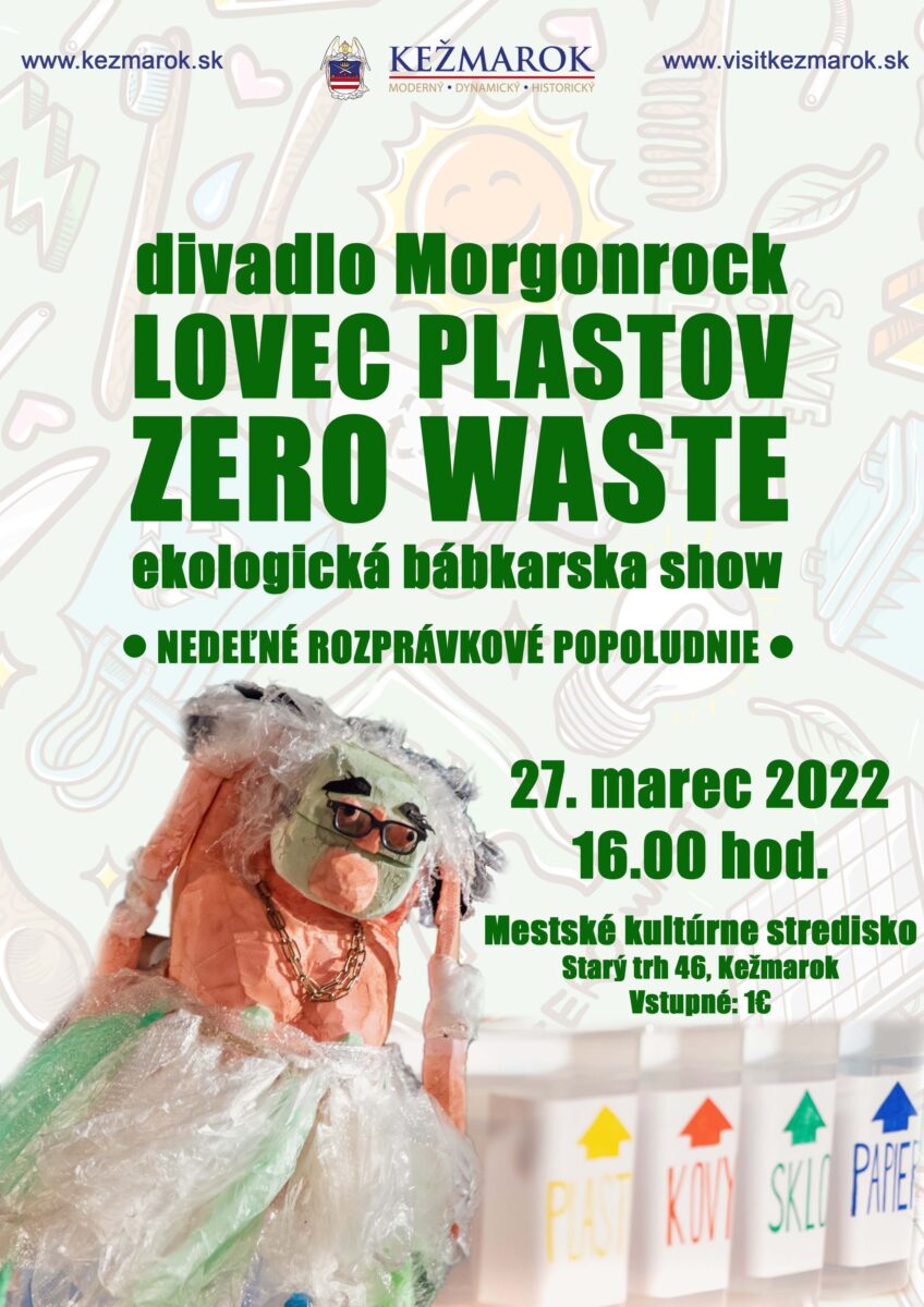 EKOLOGICKÁ BÁBKARSKÁ SHOW – Lovec plastov ZERO WASTE