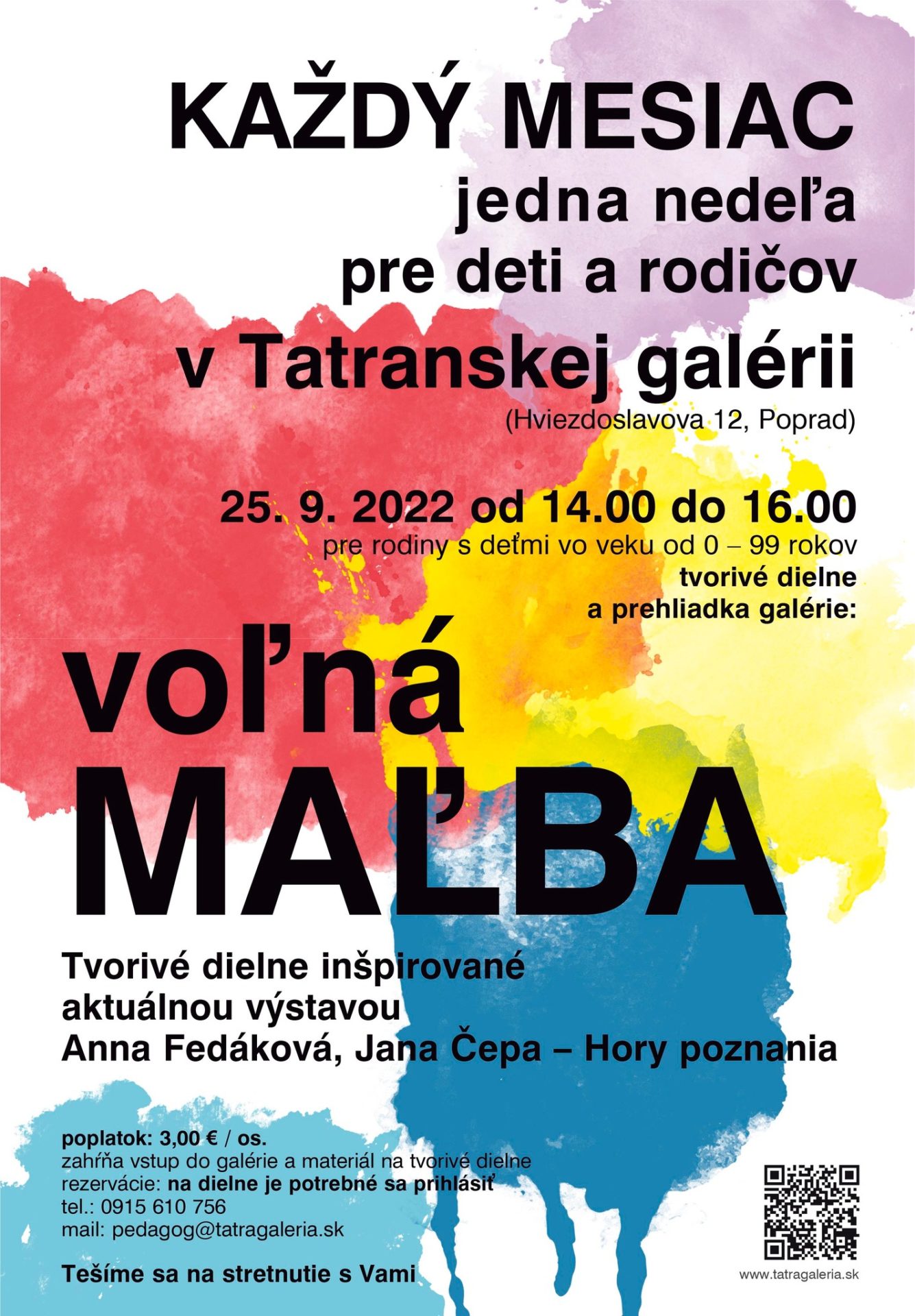 Tvorivé dielne – voľná maľba