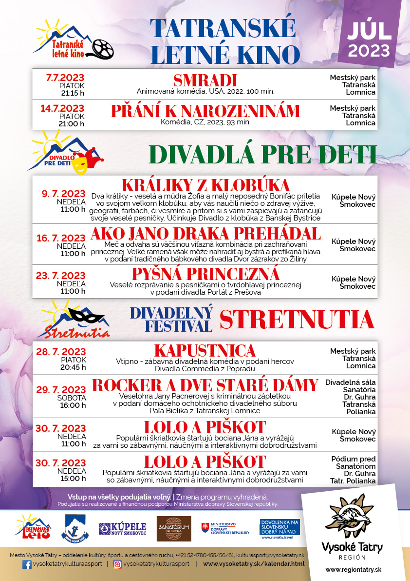 Tatranské kultúrne leto – Divadelný festival Stretnutia – KAPUSTNICA