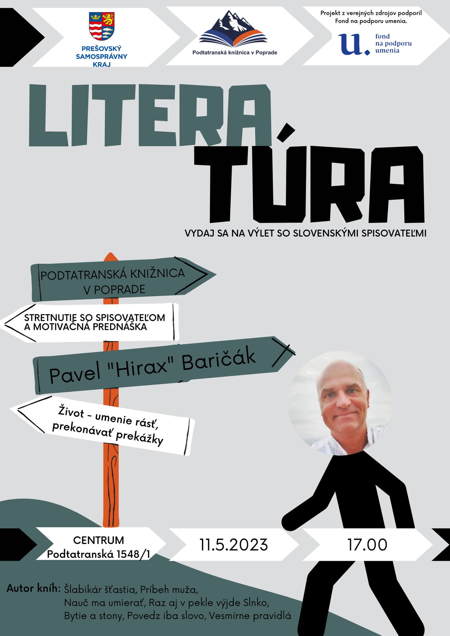 Beseda so spisovateľom Pavlom „Hiraxom“ Baričákom