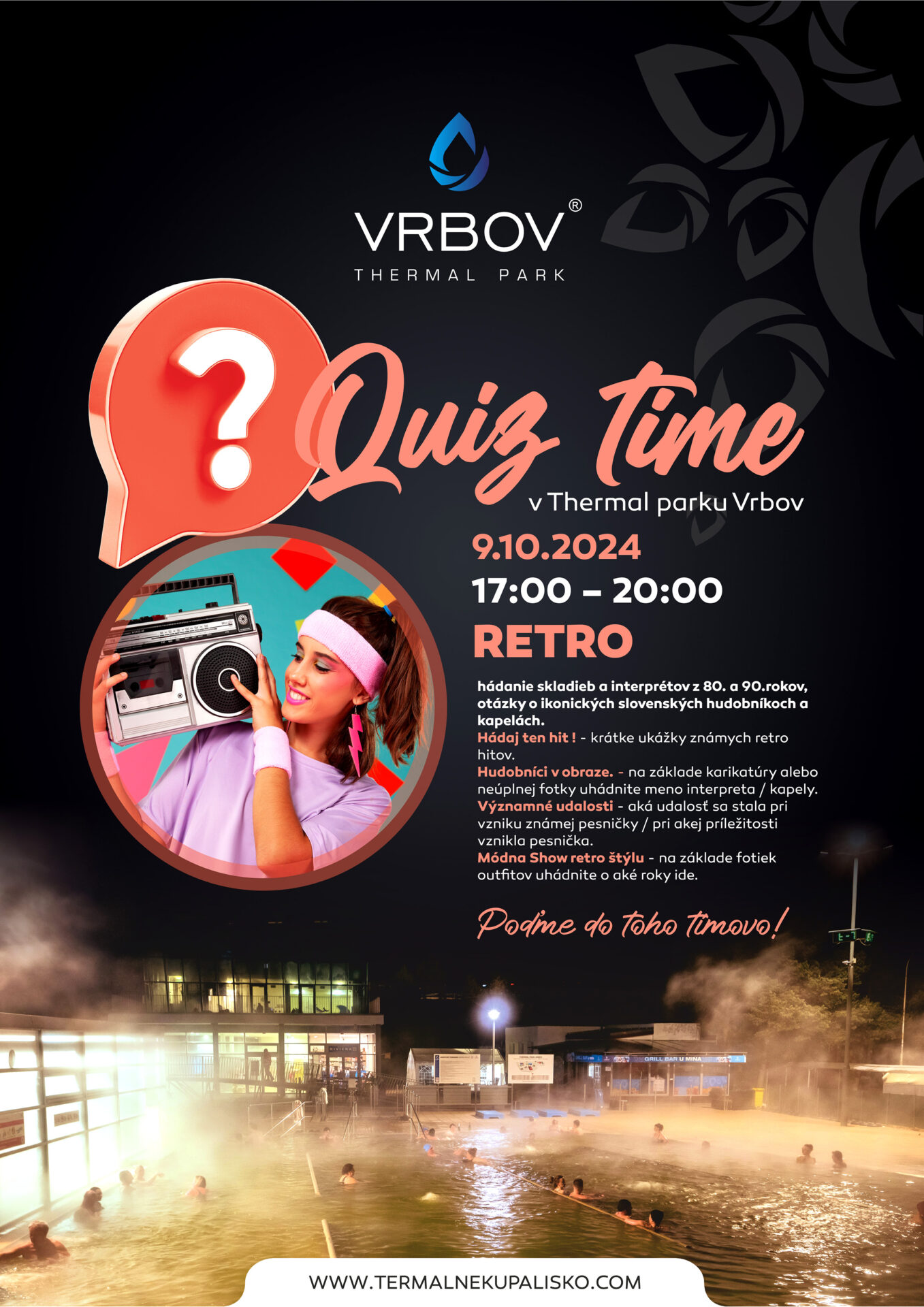 Quiz time v Thermal parku Vrbov
