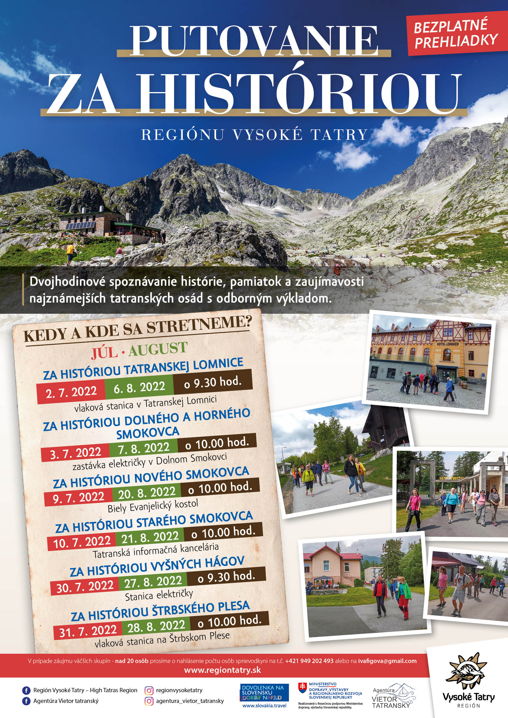 PUTOVANIE ZA HISTÓRIOU TATRANSKÝCH OSÁD – VYŠNÉ HÁGY