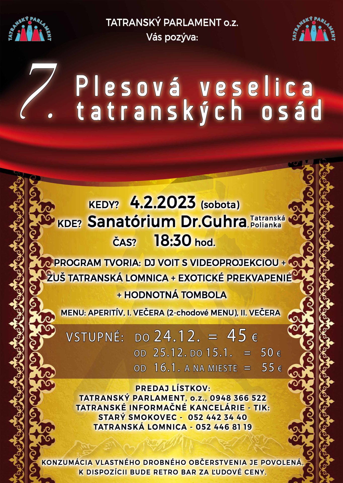 7. Plesová veselica tatranských osád