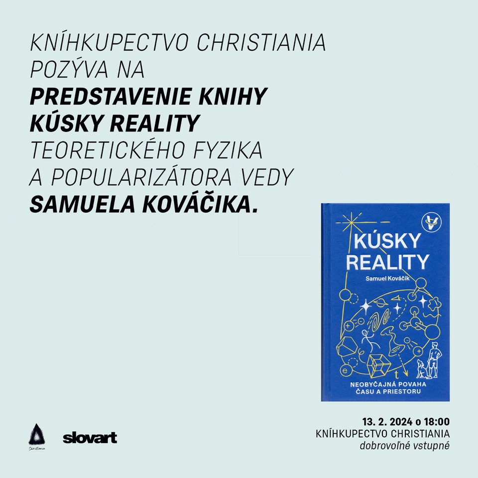 Predstavenie knihy Kúsky reality