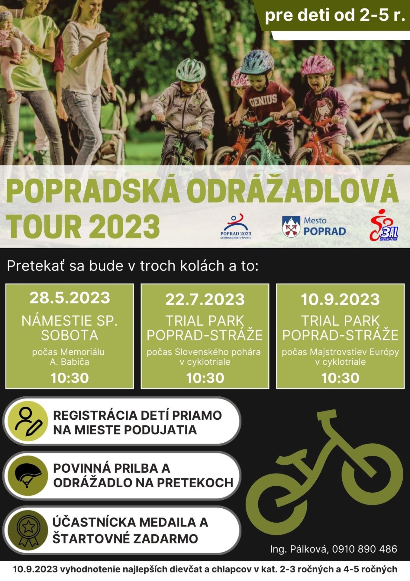 Popradská odrážadlová tour 2023