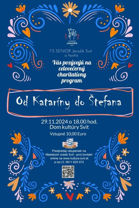 CHARITATÍVNY PROGRAM: Od Kataríny do Štefana