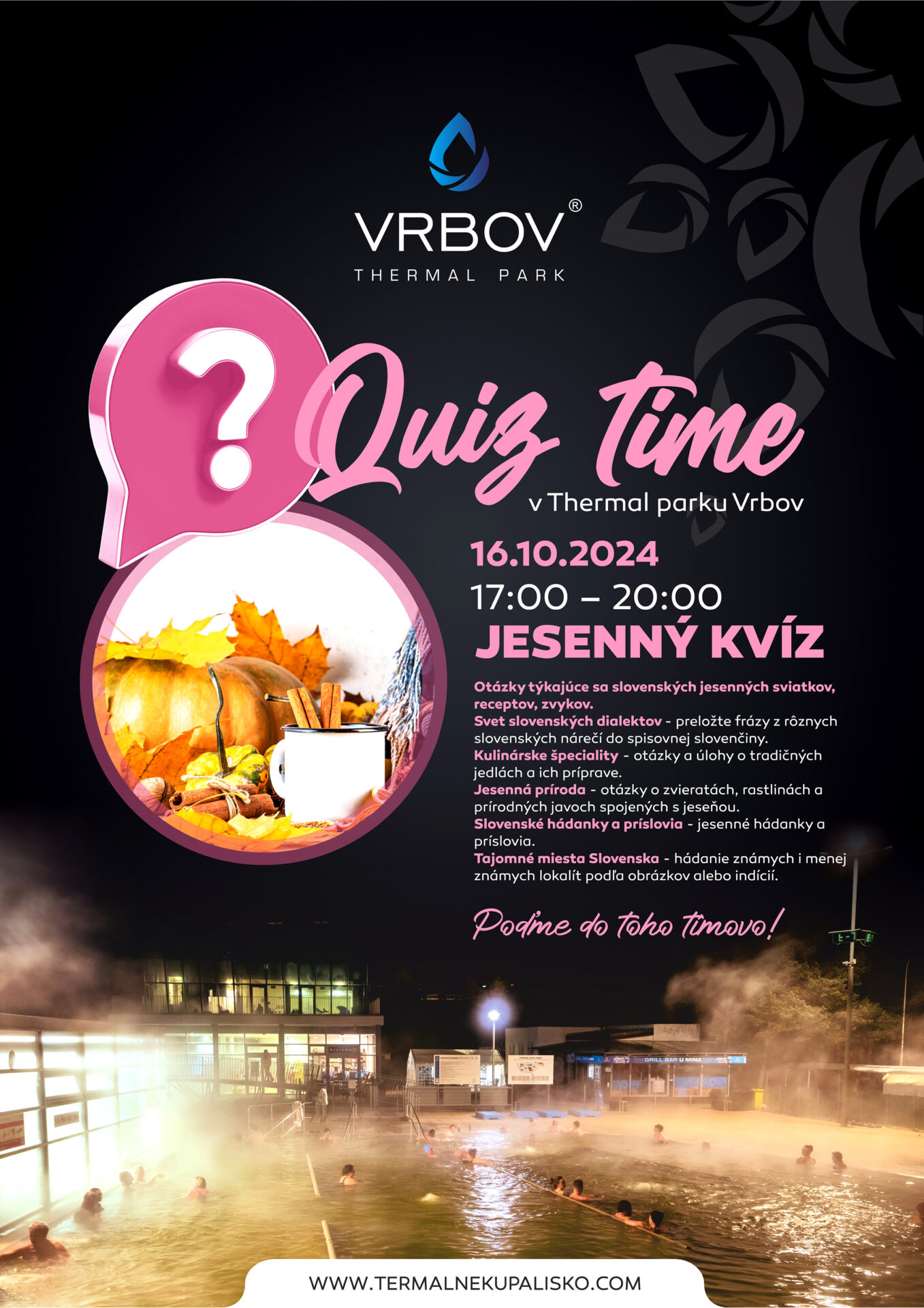 Quiz time v Thermal parku Vrbov