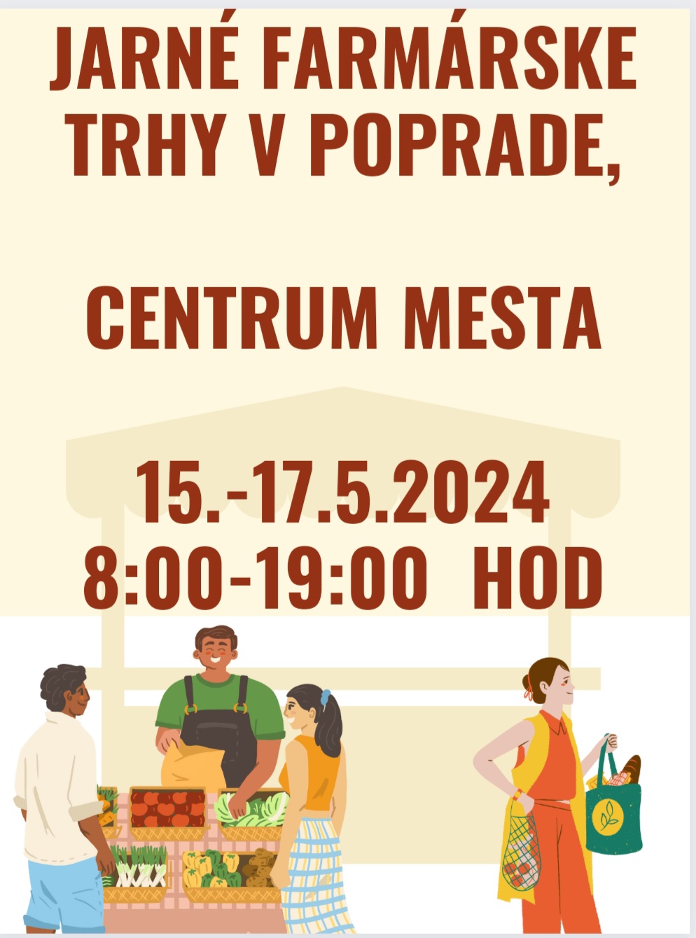 Jarné Farmárske trhy v Poprade