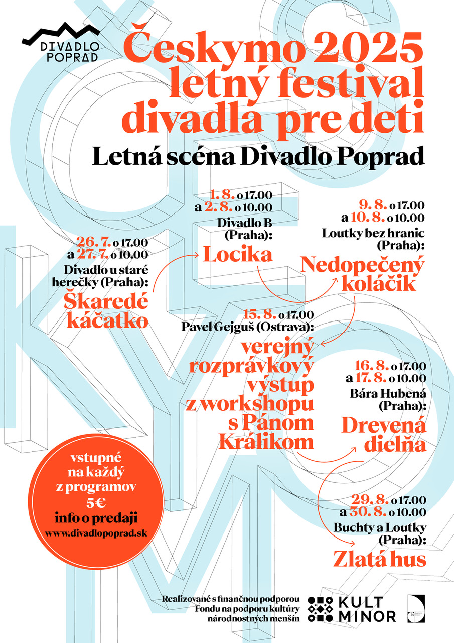 Detský divadelný festival Českymo – Verejný rozprávkový výstup z workshopu s Pánom Králikom