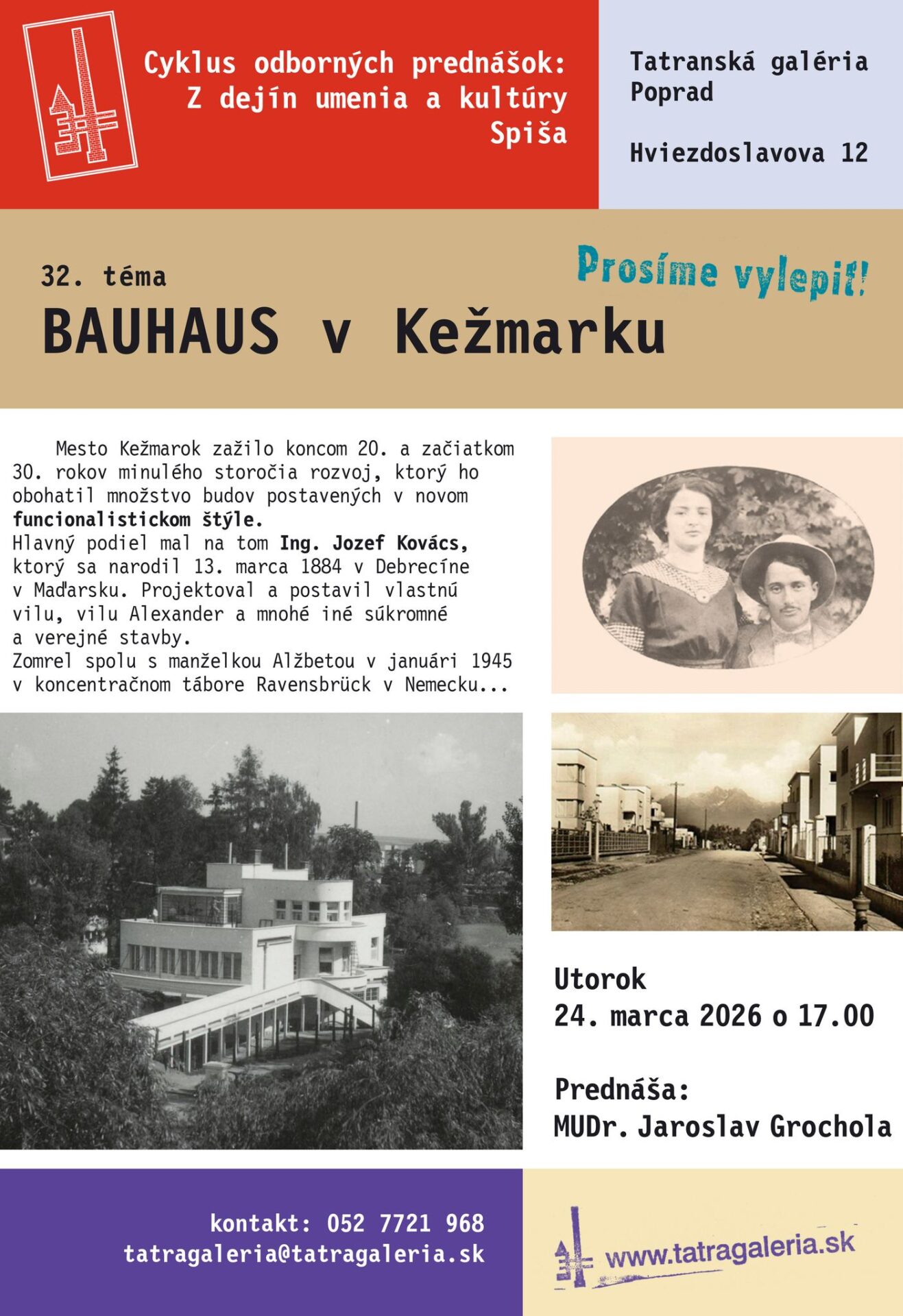 Cyklus prednášok Bauhaus v Kežmarku