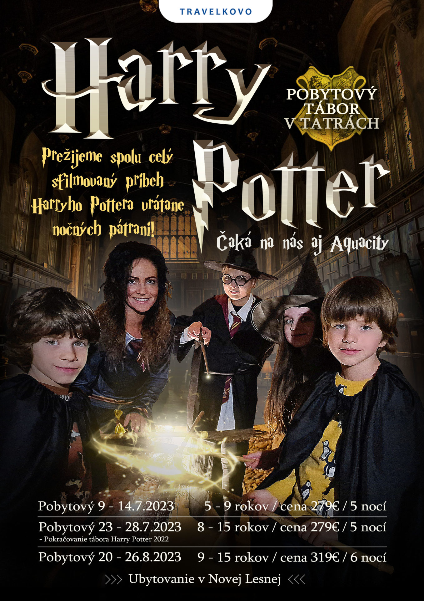 HARRY POTTER – pobytový tábor